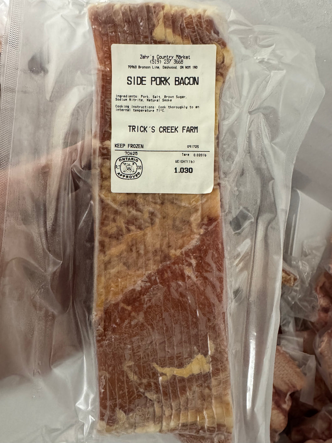 Pork Side Bacon